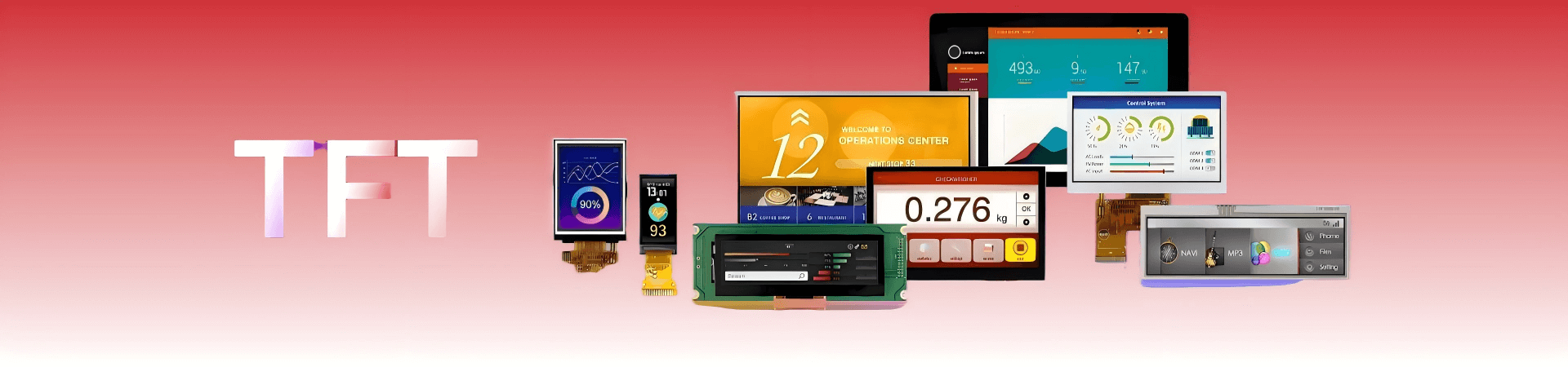 Ultra Wide Temperature LCD Module